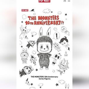 Pop Mart The Monsters 10th Anniversary Series Figures